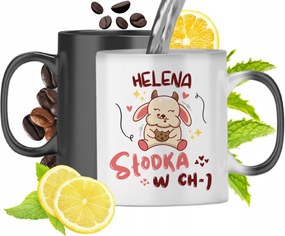 Mágikus bögre Helenának Fekete matt nyomott mintával 330ml