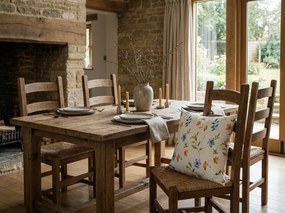 Mikroflanel párnahuzat GENTLE LEAVES 40x50 cm, krém