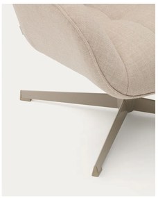 Bézs forgó fotel Jaspe – Kave Home