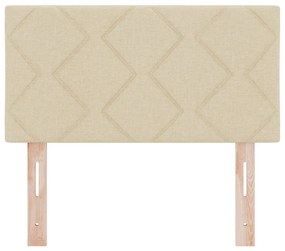 Fejtámla Gyémánt Blokkok Design Krém 80 cm Szövet