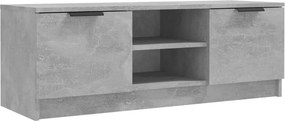 vidaXL betonszürke szerelt fa TV-szekrény 102 x 35 x 36,5 cm