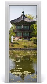 Ajtóposzter öntapadós japán Park 75x205 cm