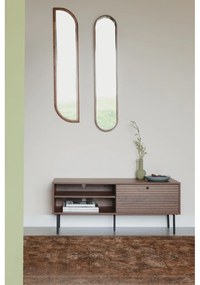 Barna TV-állvány diófa dekorral 120x50x40 cm Stripes – White Label