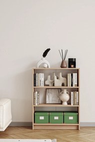 Könyvespolc, sonoma tölgy, 80 cm – Bili3