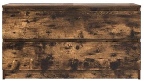 füstös tölgy színű szerelt fa TV-szekrény 100x35x54 cm