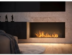 InFire - Beépíthető BIO kandalló 100x45 cm 3kW fekete