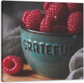 Vászonkép Konyha Málna Konyha Dekoráció 50x50 cm