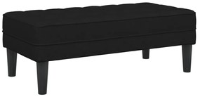 Pad Black 113x57x39 cm Szövet