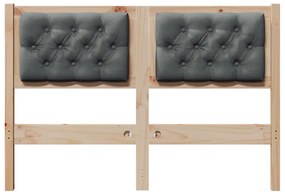 Fejtámla Egyéb barna és sötétszürke 120 cm Tömör fenyőfa