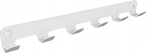 Akasztó 6 kampós Technic Fehér 329/B