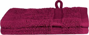 vidaXL Vendégtörölköző SOLUND 2 pcs Bordó 15 x 21 cm 550 gsm