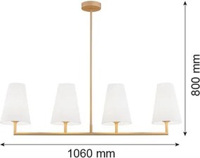 Argon SAFIANO 1828 Csillár 4x15W/E27 IP20