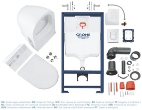 GROHE 39186000 - SOLIDO 1,13 m előfalas beépítési készlet, fehér