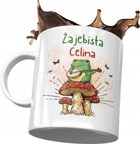 Bögre Celina Barátnő Feleség Ajándék Nyomtatott Fotóval