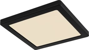 Fekete négyzet alakú Led plafon 18W Lasse a konyhába