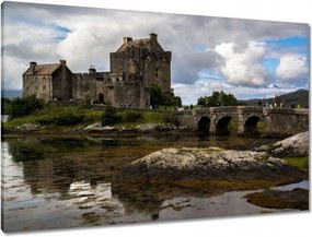 Vászonkép 90x60 Kastély a vízen