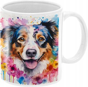 Ausztrál Juhászkutya Gyönyörű Kutyás Bögre Ajándék 330 ml+CSOMAG