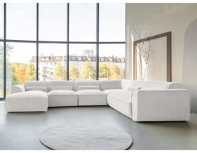 Krémszínű sarokkanapé (jobb oldali) Flex Felix – Miuform