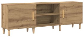 TV Állvány Sötét tölgy színben - 150x30x50 cm - Mérnöki fából készült