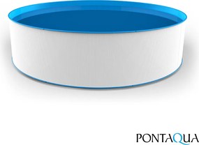 Pontaqua ADRIA merevfalú medence 350 cm kör, fehér