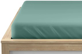 Jersey lepedő EXCLUSIVE mentol 160x200 cm, 100% pamut