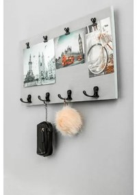 Fogas fém, K24-C0, fekete matt