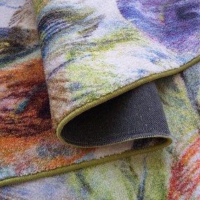 Fenomenális színes szőnyeg pávatoll motívummal Szélesség: 120 cm | Hossz: 170 cm