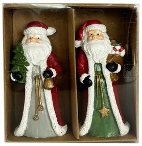 Mikulás poly figura 2féle 10cm