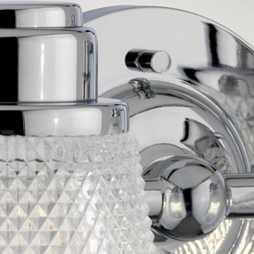 Quintiesse HUDSON QN-HUDSON2-BATH Fali lámpa 2x3,5W/G9 3000K 640LM IP44