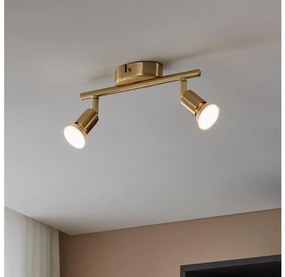 Eglo 33185 - LED Spotlámpa BUZZ-LED 2xGU10/2,8W/230V 3000K arany