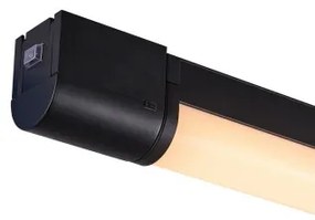 Nordlux - LED fürdőszobai tükörvilágítás aljzattal LED/15W/230V IP44 68,4cm fekete