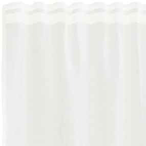Függönyök függönyökkel Fehér Poliészter