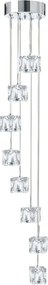 Függeszték Króm ICE CUBE SEARCHLIGHT 6778-8-LED