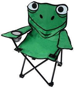 Cattara Frog gyermek kempingszék, zöld