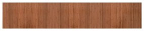 négyszögletű barna bambusz szőnyeg 60 x 300 cm