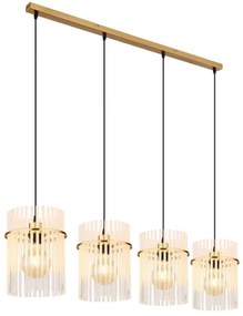 Globo 15698-4HM - Csillár zsinóron GORLEY 4xE27/60W/230V arany