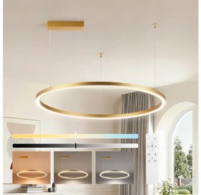 Brilagi - LED dimmelhető kábeles csillár PORTOFINO LED/60W/230V Ø 80 cm arany +távirányító