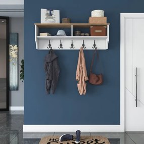 Fali fogas RANI 120x37,2 cm fehér/beige