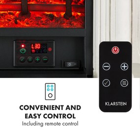 Etna Pozzolana, elektromos kandalló, 1800 W, heti időzítő, távirányító, fehér
