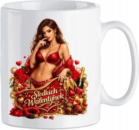 Kerámia bögre Ajándék Neki Valentin napra Édes Valentin nap