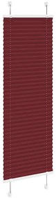 pliszírozott redőny Bordeaux piros 45x150 cm Szövetszélesség