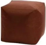 Babzsák Cube S öko-bőr TiaHome - Világos barna