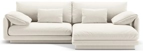 Fehér sarokkanapé (jobb oldali) Torino – Micadoni Home