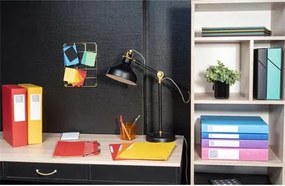 Gumis mappa, karton, A4, 40 mm, EXACOMPTA, fekete (EX50401E)