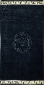 POSEIDON Strandtörölköző fekete 165x90cm