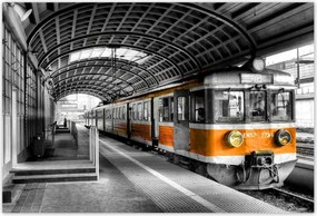 Poszterek 200x135 Narancssárga vonat