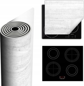 Tűzhelyvédő Szőnyeg Több Helyet Biztosít 60x52 fehér fa