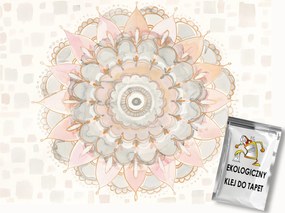 Fotótapéta Flizelina Akvarell Mandala Harmónia Nyugalom Zen 150x105 ragasztó