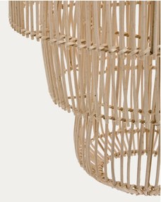 Natúr színű rattan lámpabúra ø 38 cm Janoa – Kave Home