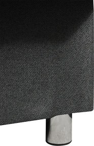 Kanapé, kék színű anyag/szürke, ALABAMA